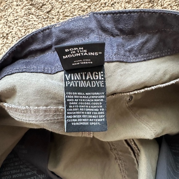 KUHL RYDR Pants Men’s 40x32 Work Outdoor Vintage Patinadye - Picture 10 of 16